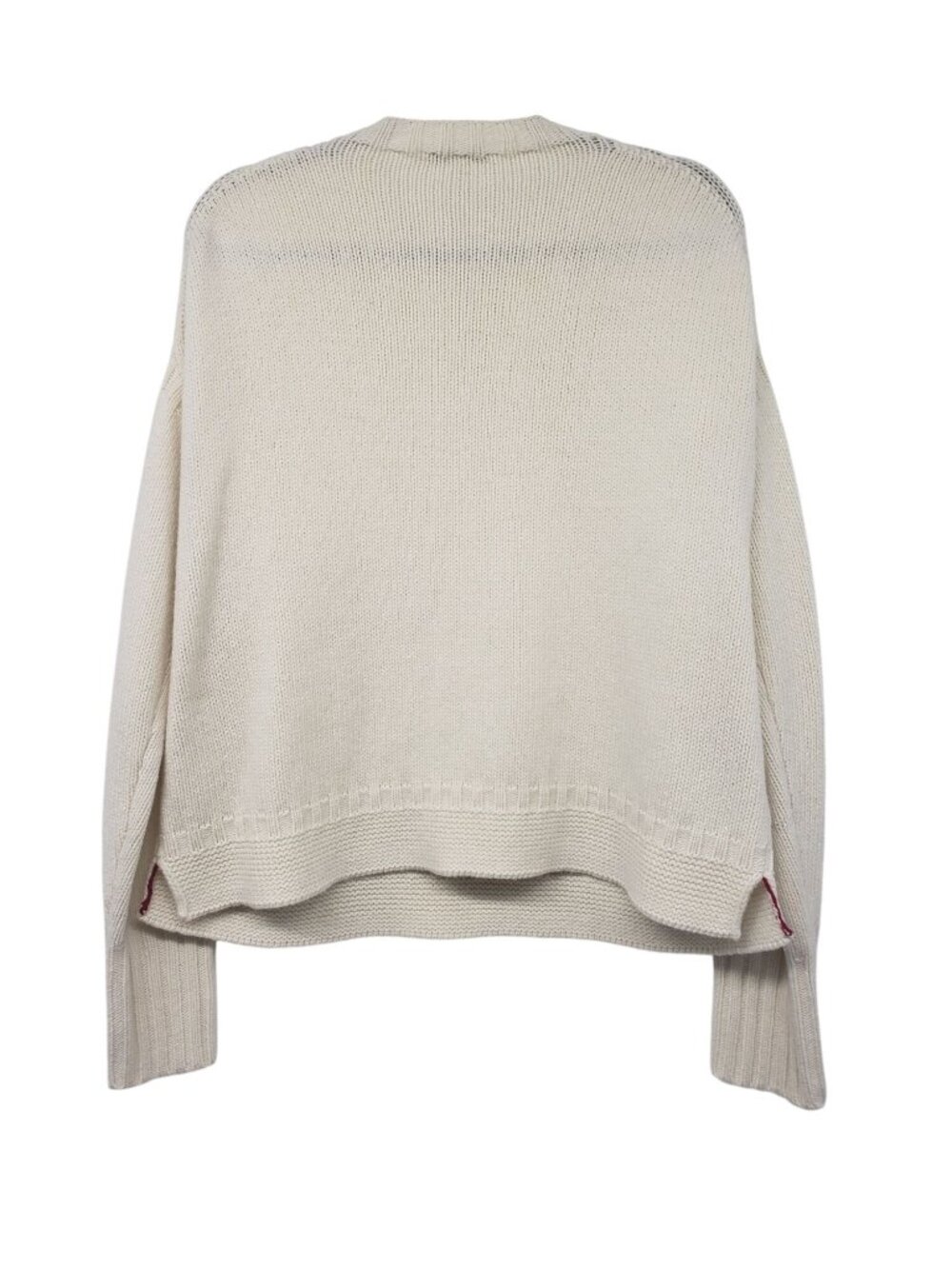 Alex Mill Jules Laceup Merino Wool Blend Sweater Coastal Preppy Fall Knit - Picture 11 of 14